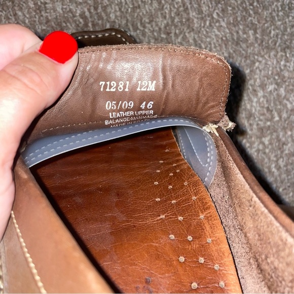 Clarks Driving Loafers Men's 12M Brown Leather Slip On Moccasin Shoes 71281 - Picture 6 of 8